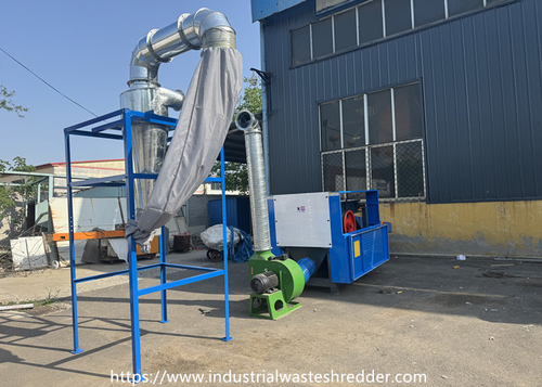 أخبار الشركة الأخيرة عن النموذج 1200F مع نظام تفريغ النفخة للمكسيك سحق الأفلام الممتدة، محطم الأفلام البلاستيكية الممتدة