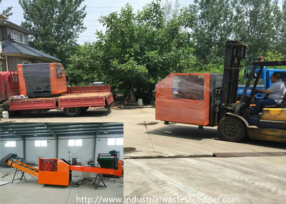سعر جيد حطام الأعشاب الحشيش آلة، حجم التفريغ قابل للتعديل، محطم القش النباتي 8P المحرك محطم النفايات الصناعية للعشب والقش النباتي الانترنت